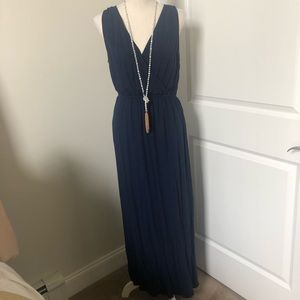 Navy Blue Old Navy Maxi Dress